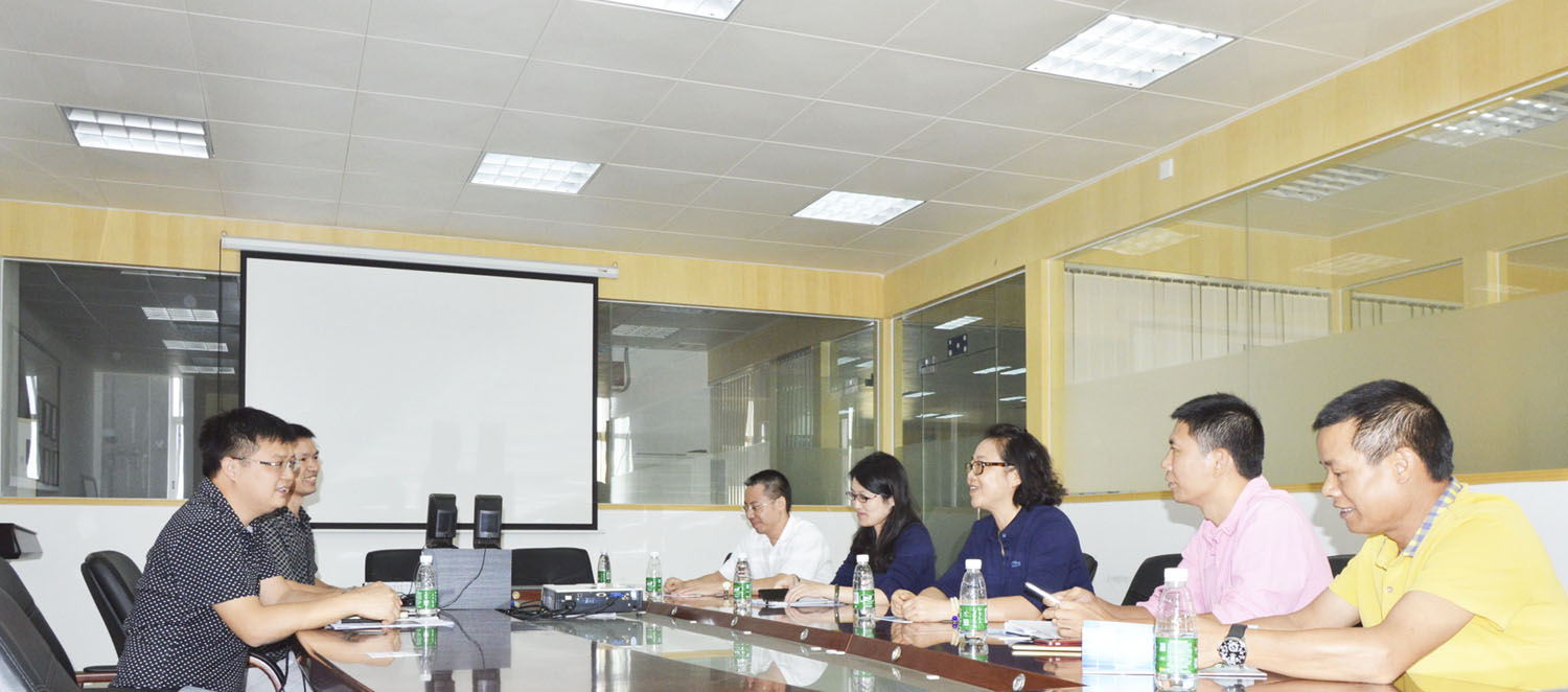 廣州市番禺區(qū)大龍街道辦事處主任蒞臨我司參觀(guān)考察